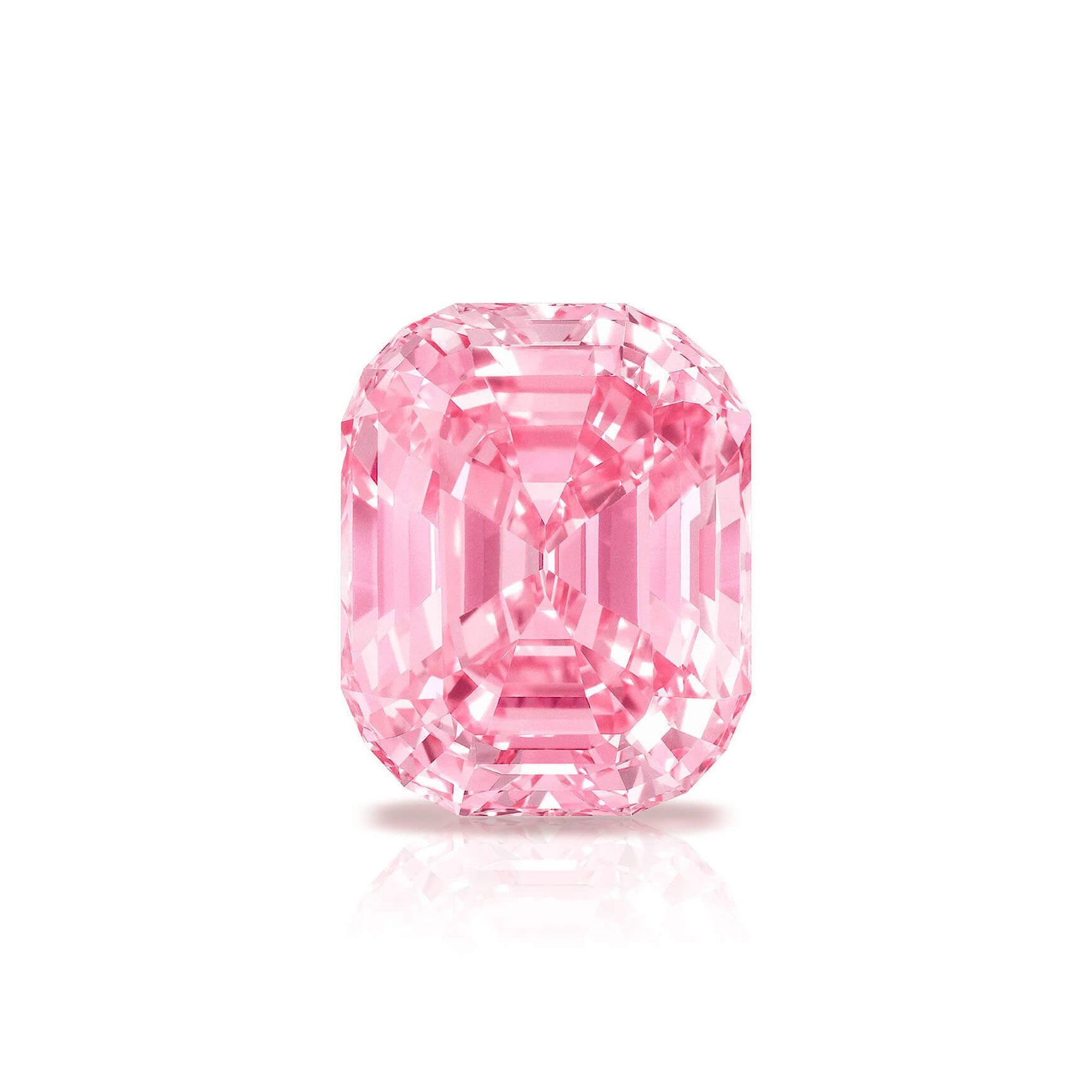 Rare pink diamond on sale ring